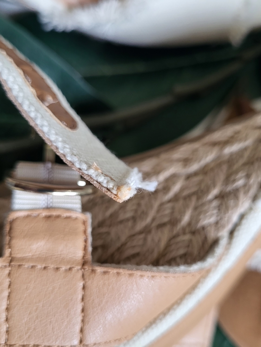 Tommy Bahama Canvas Espadrille Wedge Canvas Sandals Shoes 8.5 NEW Coastal Chic - Picture 10 of 13